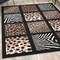 Flash Furniture 5' x 7' Animal Print Area Rug with Raised Squares ACD-RGYHPU-57-BK-GG - alternate 4